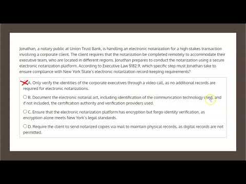 NYS Notary Public iPREP Banking #6 Q5