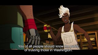 Storm found out that Forge is one of the inventors of the weapon behind her power loss, X-Men '97