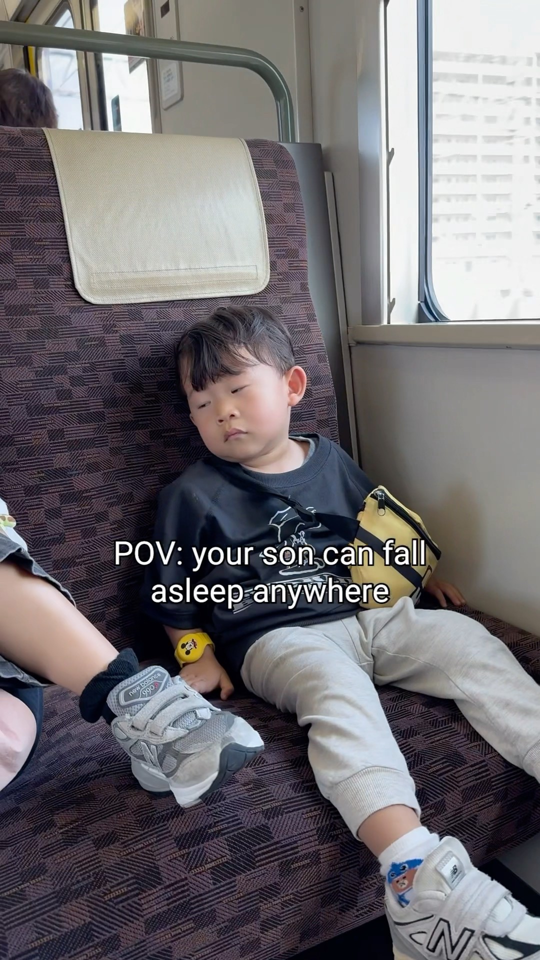POV: Your son can fall asleep anywhere