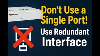 FortiGate VLANs & Redundant Interfaces Tutorial | Zone-Based Firewall Policies & Failover Test