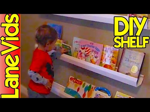 Diy Shelf Ideas Diy Kids Bookshelf From Rain Gutters