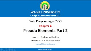 37 CSS Pseudo Elements Part 2