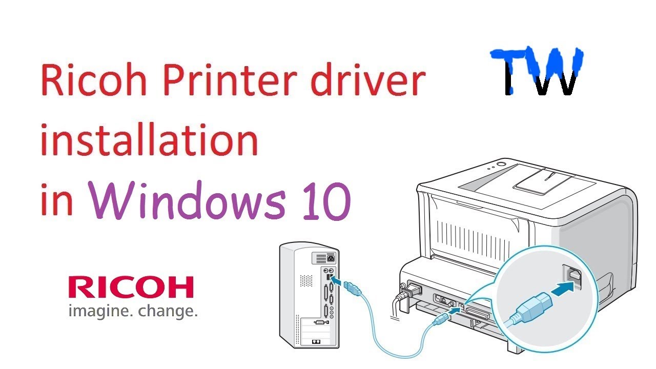 Ricoh Printer Driver Installation In Windows 10 Teach World Youtube