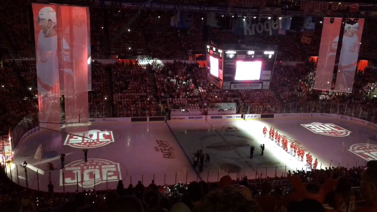 Watch player introductions at Red Wings' final home opener at Joe Louis