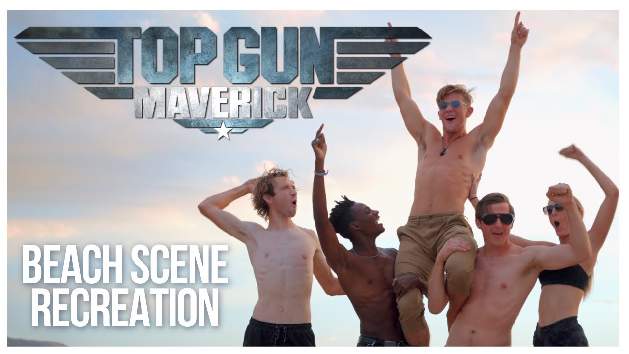 TOP GUN MAVERICK Beach Scene Recreation YouTube