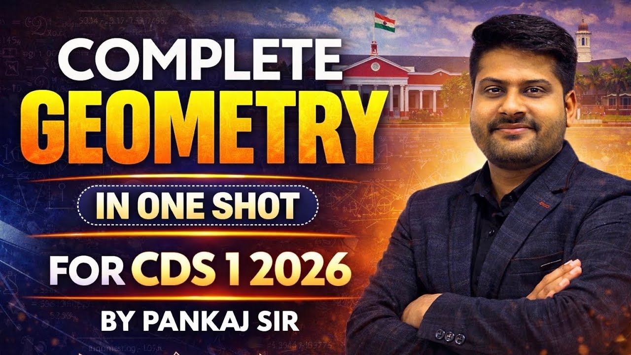 Complete geometry in One Shot | CDS 2026 MATHS PREPARATION | CDS Geometry One Shot #geometryoneshot