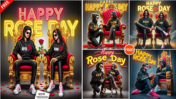 Rose Day Ai Photo Editing | Rose Day 3D Image Generator | Bing 3D Image Creator