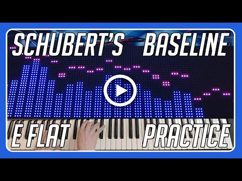 Schuberts Piano baseline practice E flat Impromptu @imationedit
