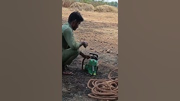 Tree cutting! line work! lineman work #hescom #electrical #bescom #farmer