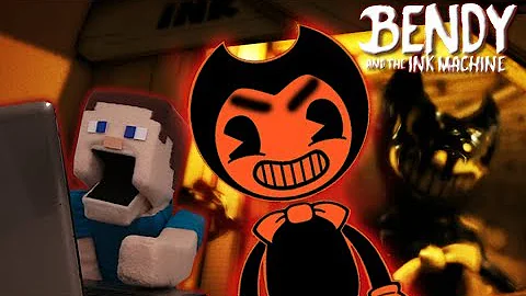 Bendy and the Ink Machine Jumpscare Chapter 1 Gameplay walkthrough hack Puppet Steve Pt 1