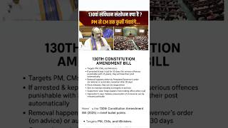 Important questions answers with concept of 130th Constitution Amendment Bill