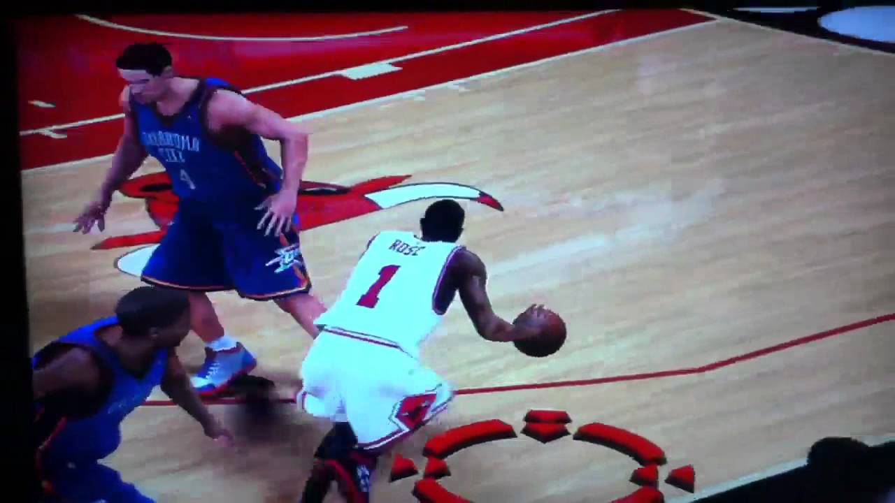 NBA 2k12 Derrick Rose Amazing reverse Layup! YouTube