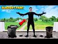 I Painted Myself in Blackest Paint   दुनिया का सबसे काला पेंट😱  Funny Public Reaction
