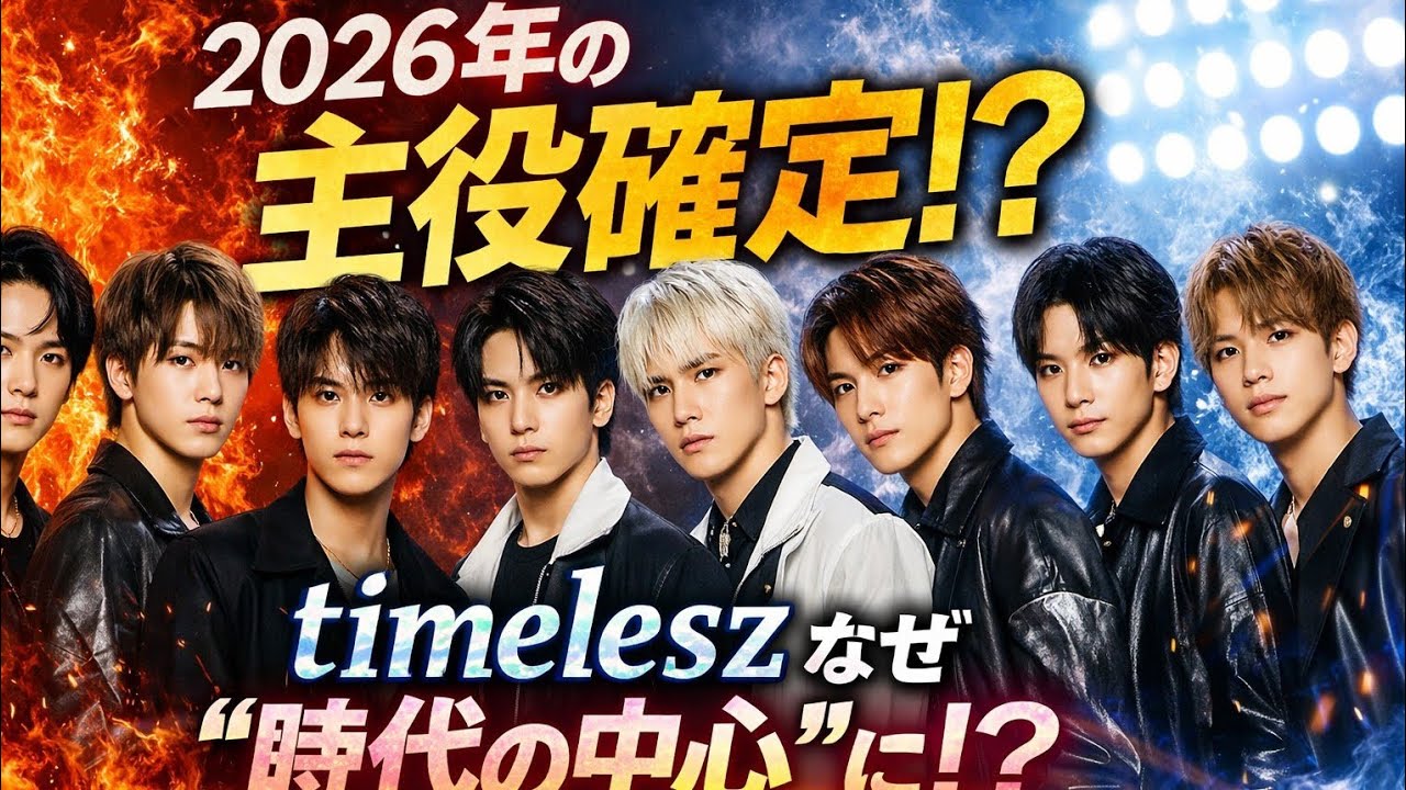 ※※※2026年の主役はもう決まっている…※※※🌪️ timeleszが“時代の中心”になった本当の理由｜賛否を力に変えた8人の物語
