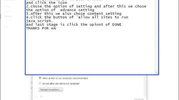 How to enable java script in your browser 100%