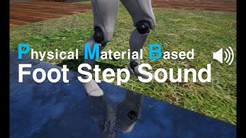 UE4 FootStep Sound on Physical Materials : Free & Tutorial