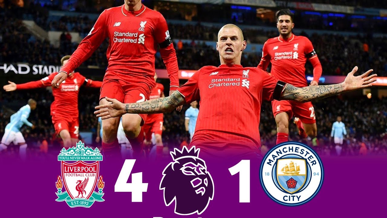 Liverpool 4 × 1 Manchester City  💠 Premier League 2015-2016 Extended Highlight and Goals HD