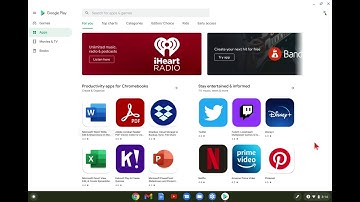 Chromebook: How to use Android Apps