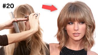 Fashionable Haircut Shaggy with Bangs Step by Step at home | Haircut Cascade for medium hair