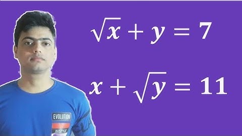 √x+y=7,  x+√y=11 | Find the all values of x and y | Ramanujan equation | Rabiul Sir