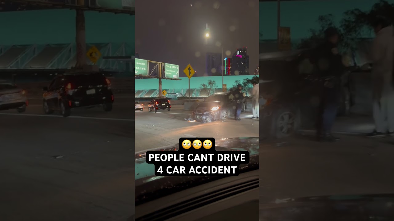 😤 PEOPLE CANT DRIVE 😤 4 Car accident 