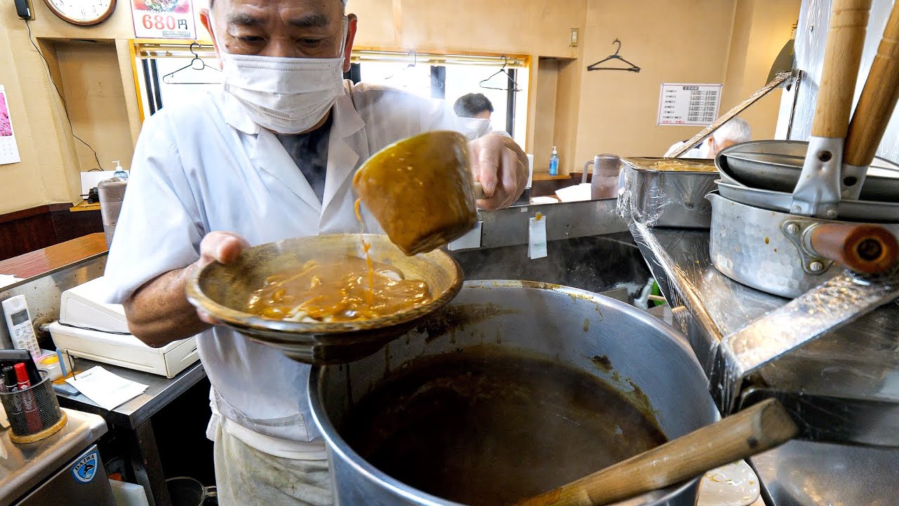 衝撃のカツカレー肉爆弾！圧倒的なこだわりを魅せる極みカレーうどん職人の1日丨INCREDIBLE NOODLES, Japanese Curry Udon