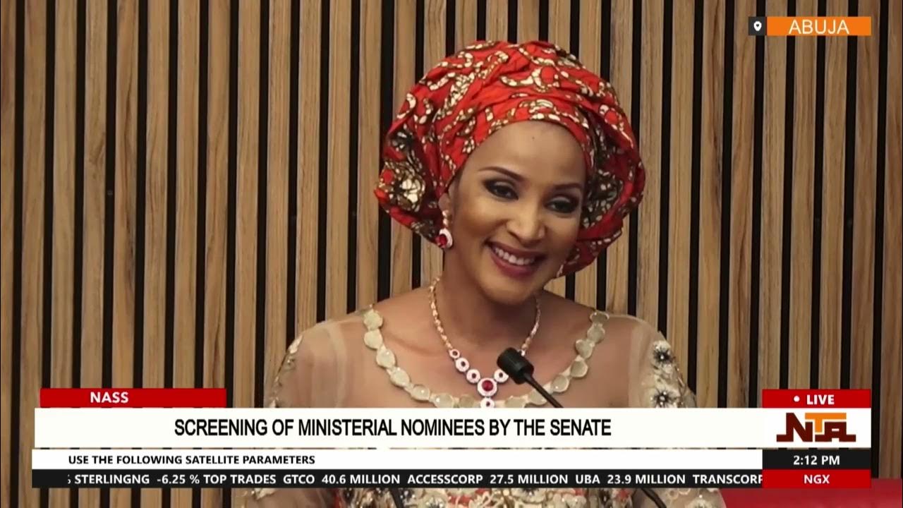 Senate Screens Ministerial Nominees Bianca Ojukwu