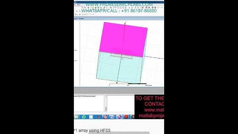 Design and analysis of mimo antenna 2 x1 array using HFSS -ANTENNA HFSS CST ASSIGNMENTS AND PROJECTS