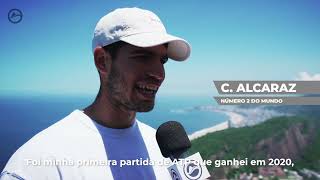 Rio Open 2023 - Carlos Alcaraz faz passeio de helicóptero e anda no bondinho do Pão de Açúcar