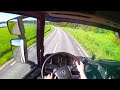 Beautiful country road drive, Scania R500 (POV) | Gnesta to Nyköping