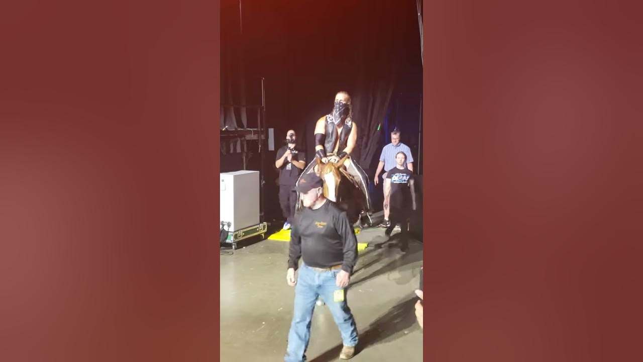 Hangman Adam Page Entrance at AEW All Out