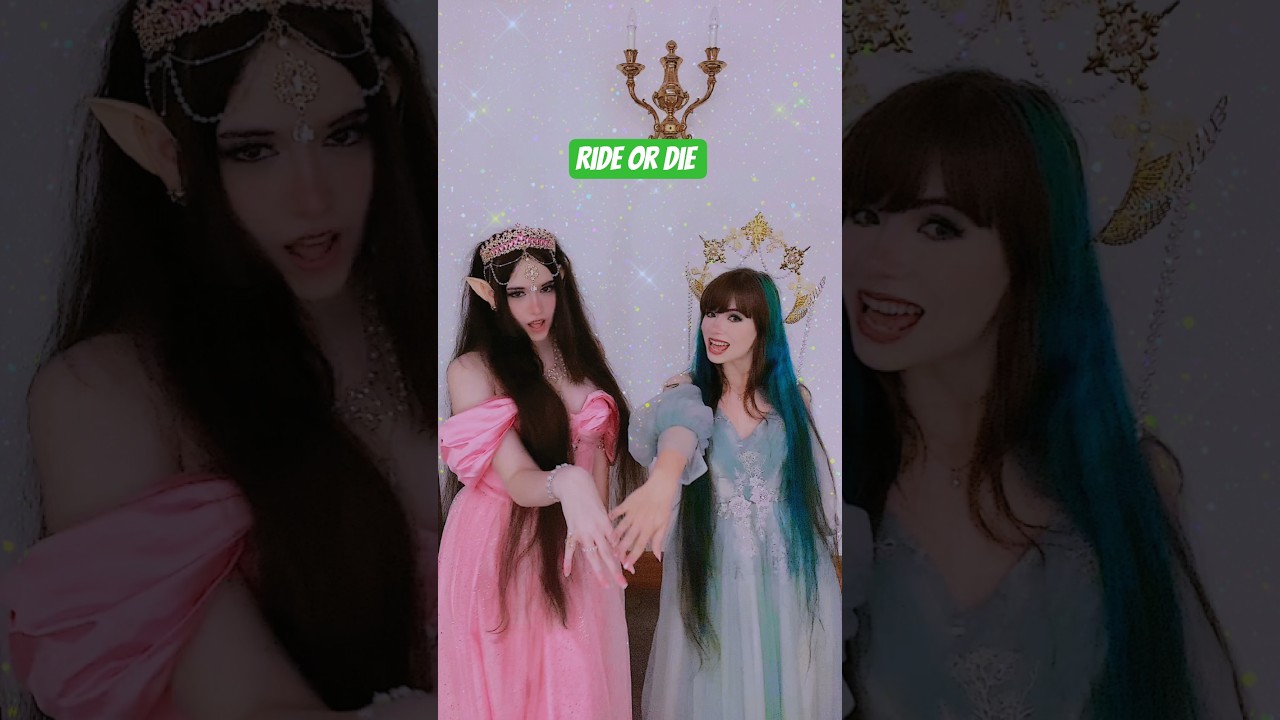 Ride or Die | Fantasy Ball w/@nikkihatsunecosplay #shorts #fantasy #ball #glinda #elphaba