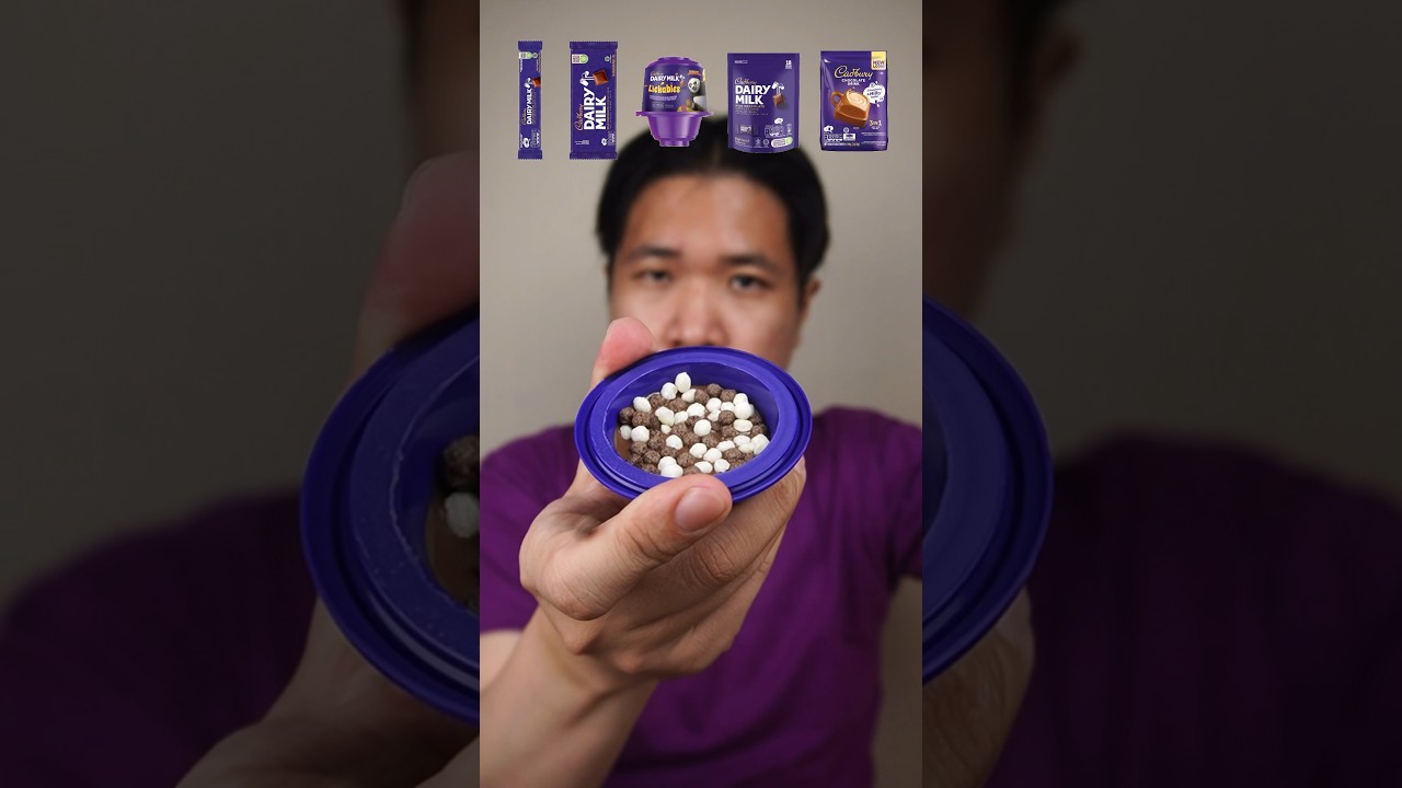 MAKAN SERBA CADBURY #asmr #shorts #chocolate