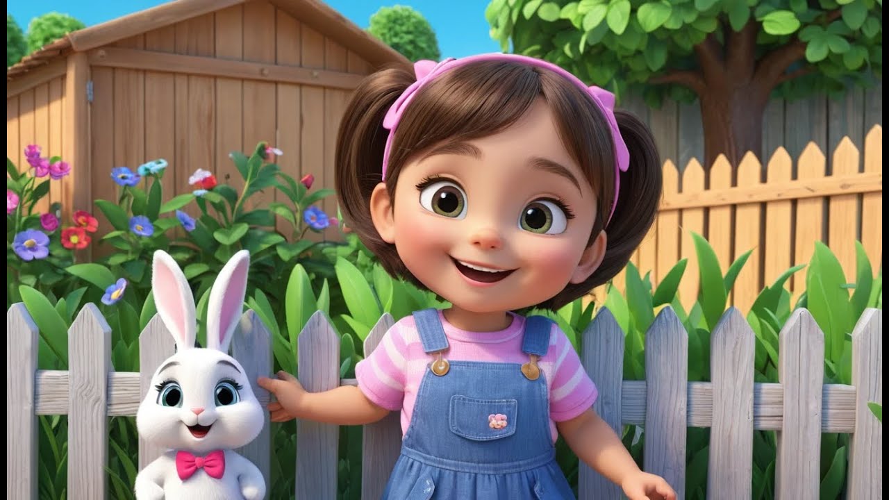 Baby Bunny Skip Skip Fun | Playful Kids Song | Energetic Nursery Rhyme