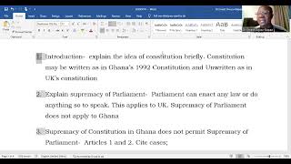 CONSTITUTIONAL LAW  QUESTION-    2023 FREE REVISION FOR GHANA SCHOOL OF LAW ENTRANCE EXAMINATION by GHANA LAW  TV 2,519 views 9 months ago 16 minutes