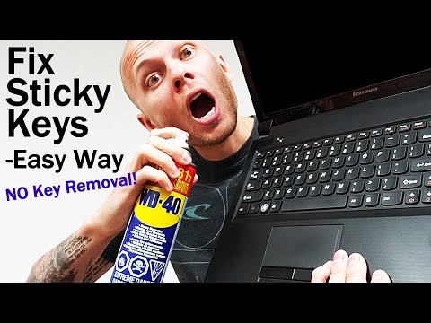 Video: Sådan repareres Sticky Keyboard Keys (med billeder)