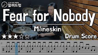 Fear for Nobody - Måneskin(모네스킨) DRUM COVER Resimi
