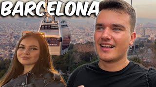 Barcelona vlog #2 - Lanovka nad mestom a najväčší kostol na svete 🇪🇸