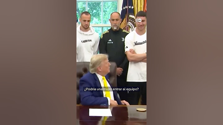 Trump convoca y provoca a los jugadores de la Juventus en el Despacho Oval