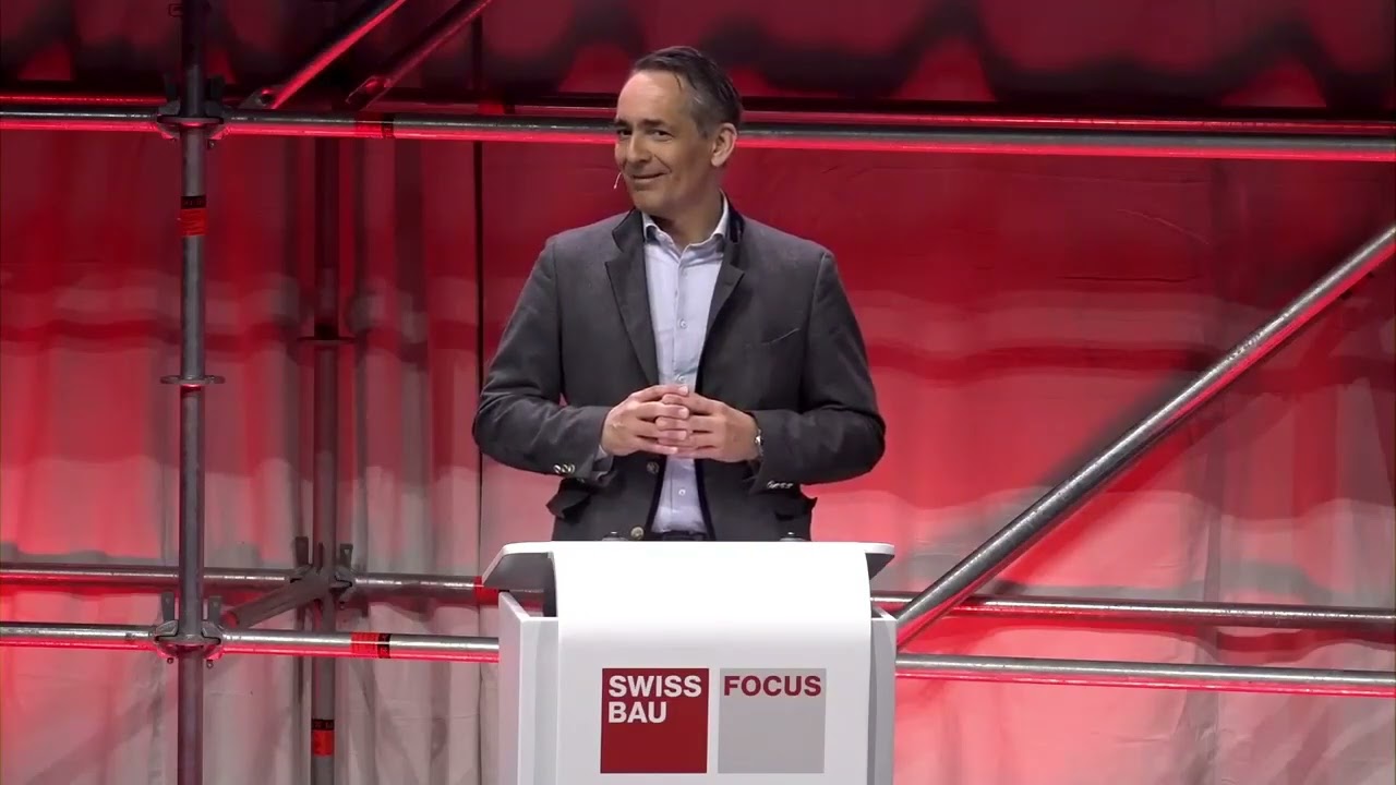 Eröffnungsfeier - Die Welt und die Baubranche im Jahr 2050 - Swissbau Focus 2024 - Hubert Rhomberg