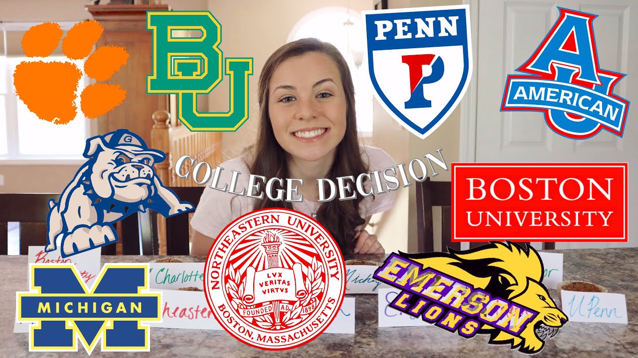 COLLEGE DECISION REVEAL 2020!! (UPENN, AMERICAN + MORE