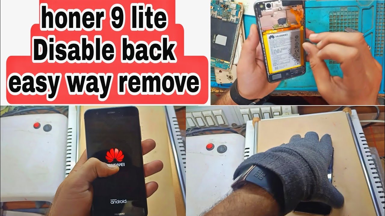 Honor 8x Back panel Change open Replacement crack broken.