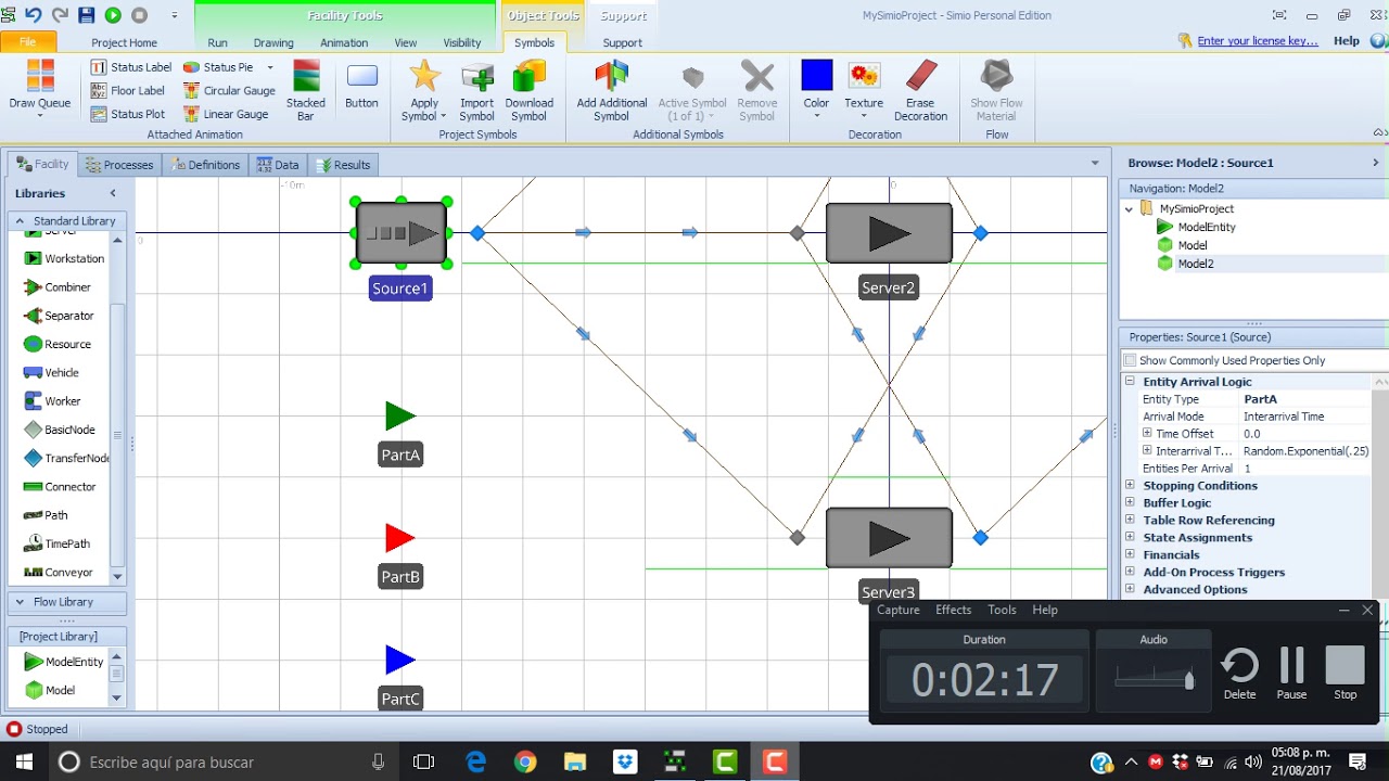 Modelo 2 Capitulo 7 Parte 2 SIMIO - YouTube