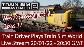 West Cornwall Local Class 37 Freight. - Dad Rail Train Driver Plays Part 1