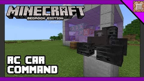 MINECRAFT BEDROCK RC CAR [COMMAND CREATION]