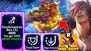 Download Lagu Stackosaurus Rex 3 Set Bonus: Full Lethality Sett Ult ONE-SHOTS | ARAM Mayhem MP3