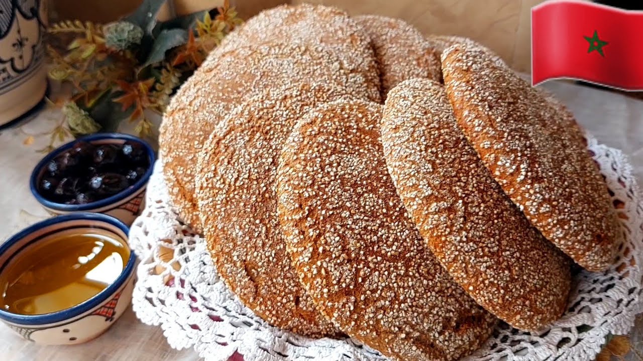 خبز الشعير بالخميرة البلدية بدون دقيق أبيض صحي %حيلة لتخمير الخبز