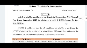 ⏳ Revised Cutoff Kab Aayega? AACCC AYUSH Counselling Latest Update 2025 | NCISM Latest news #ayush