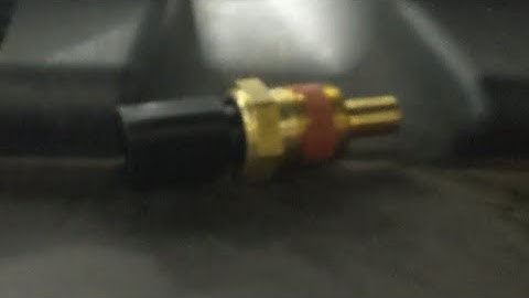 Chrysler Town & country coolant temperature sensor replacement
