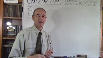 Unizor - Definite Integrals - Improper Integrals Examples 1